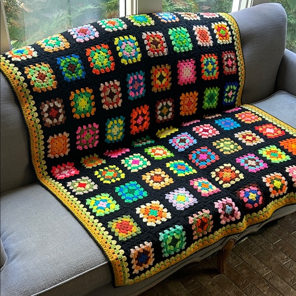 Vintage crochet blanket